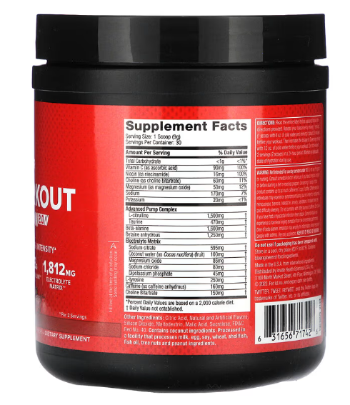 Pre-Workout Explosion 2.0 – Energía, Fuerza y Enfoque Total