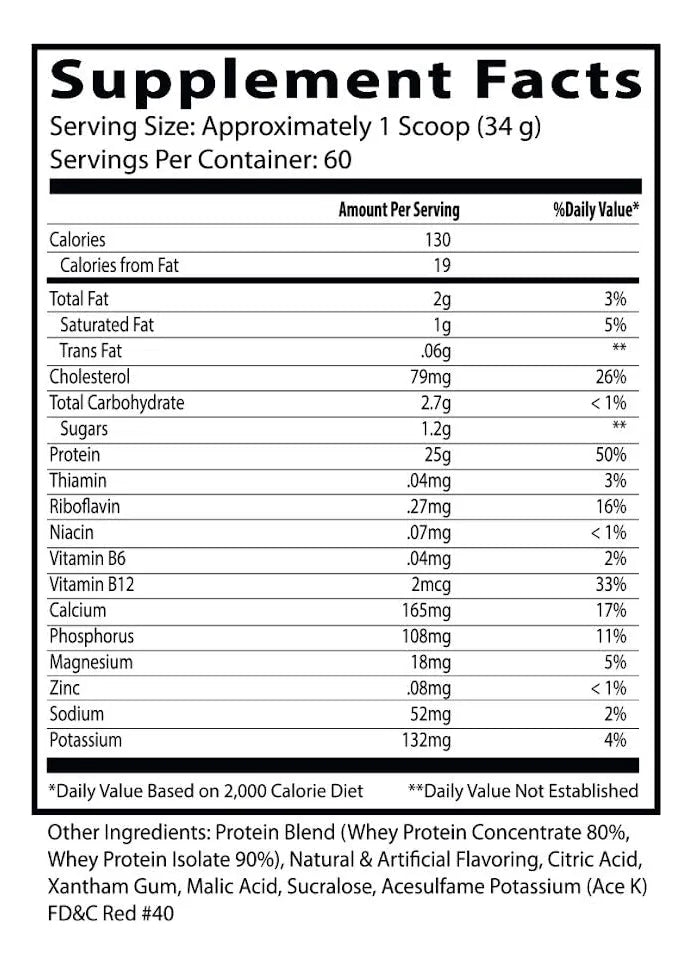 INSANE WHEY – Strawberries & Cream 🍓💪