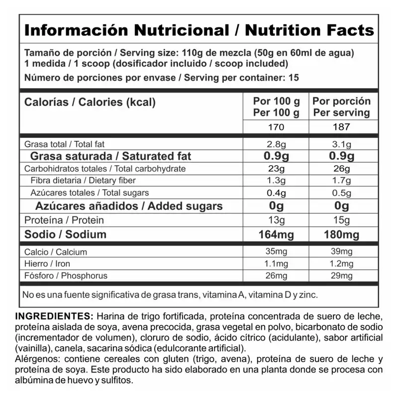 PANCAKE PROTEIN NUTRAMERICAN