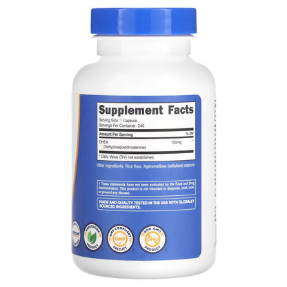 DHEA NUTRICOST 50MG X 120 CAP - NUTRICOST