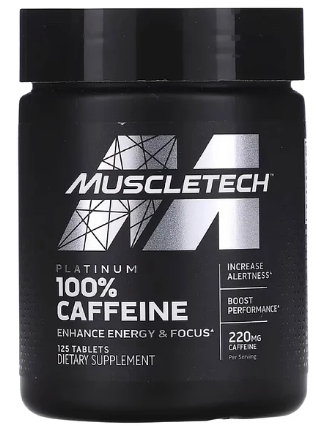 Platinum 100% Caffeine – 125 tabletas