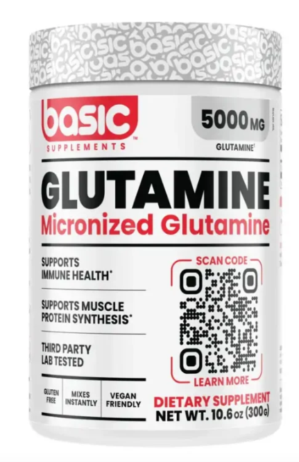 Glutamine Micronized – 300 g (Basic Supplements)