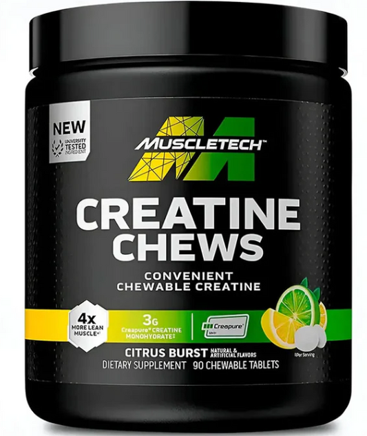 Creatine Chews – Creatina Masticable 3g (Citrus Burst)