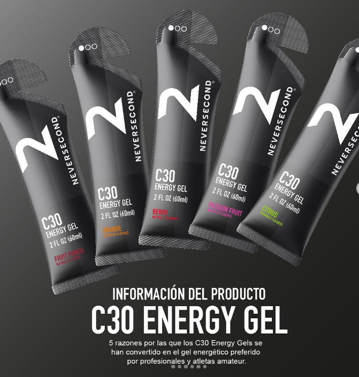 Neversecond C30 Energy Gel – 60 ml