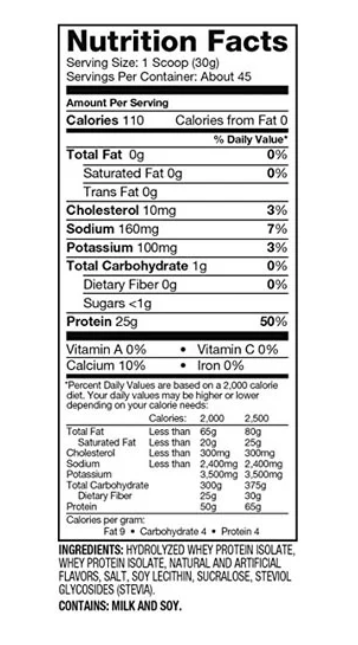 ISO100 Hydrolyzed – Dymatize (Gourmet Vanilla)