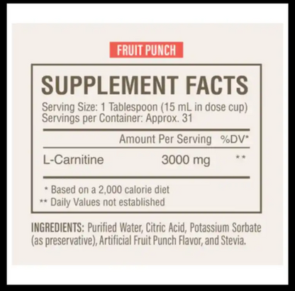 L-CARNITINA 3000 MG – SIMPLY NUTRITION