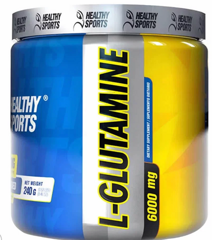 L GLUTAMINA 6000MG 40 SERV HEALTHY - HEALTHY AMERICA