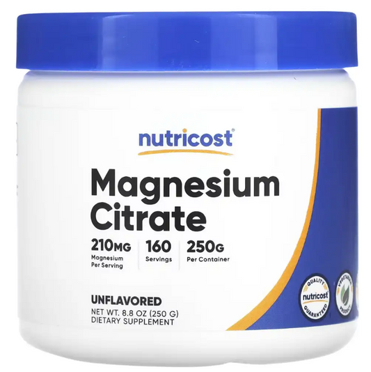 MAGNESIUM CITRATE – Nutricost ⚡ Equilibrio y recuperación total