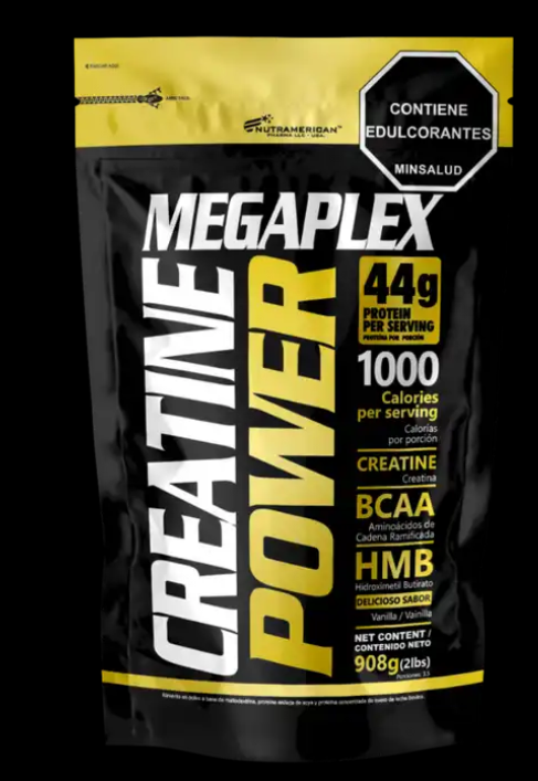 MEGAPLEX CREATINE POWER – Volumen y potencia extrema