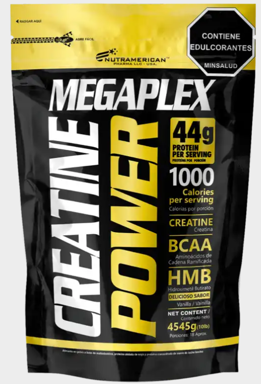 MEGAPLEX CREATINE POWER – Volumen y potencia extrema