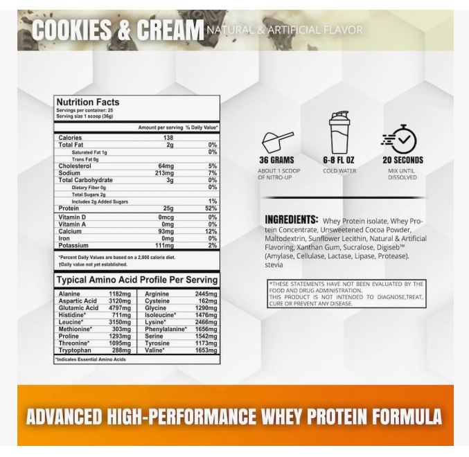 NITRO-UP – Proteína Premium de Alto Rendimiento