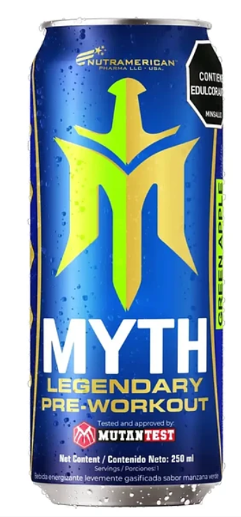 MYTH LEGENDARY PRE-WORKOUT – Energía Extrema en Cada Lata