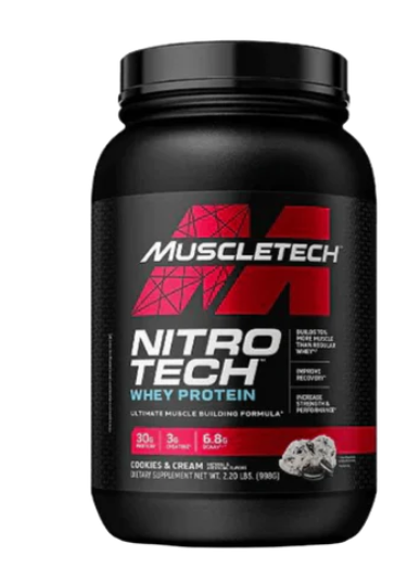 NITRO TECH – Proteína Avanzada con Creatina y BCAA’s