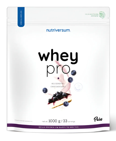 WHEY PRO – Proteína de Suero con Sabor a Cheesecake de Arándanos