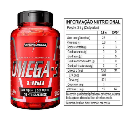 Omega-3 1360 – Alta Concentración EPA + DHA