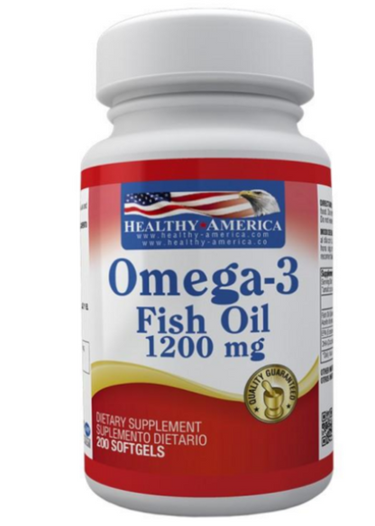 OMEGA 3 1200 MG HEALTHY - HEALTHY AMERICA
