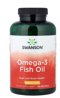 Swanson Omega-3 Fish Oil – 1000 mg