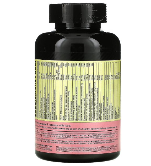 Opti-Women – Multivitamínico Avanzado para Mujeres | Optimum Nutrition