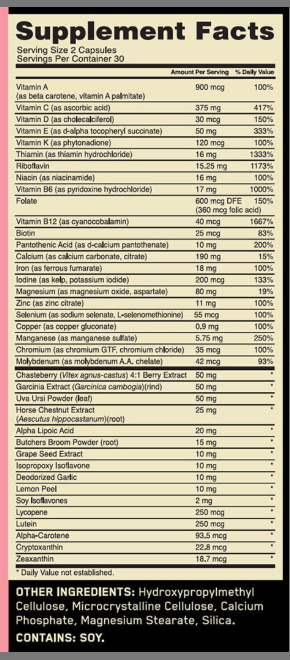 Opti-Women – Multivitamínico Avanzado para Mujeres | Optimum Nutrition