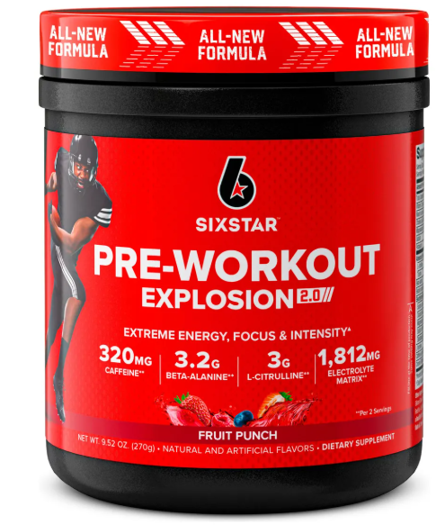 Pre-Workout Explosion 2.0 – Energía, Fuerza y Enfoque Total