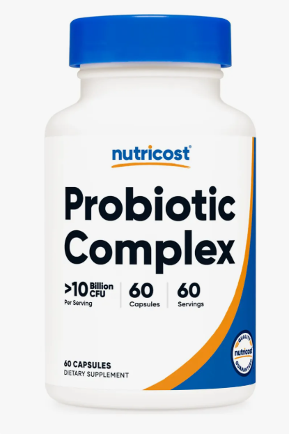 Probiótico Complex 10 Billion – 60 Cápsulas | Nutricost