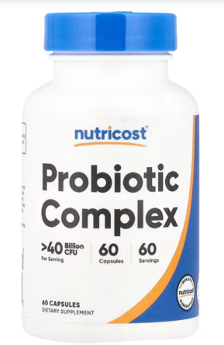Probiótico Complex 40 Billion – 60 Cápsulas | Nutricost