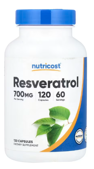 Resveratrol Nutricost 700mg | Antioxidante y rejuvenecedor celular