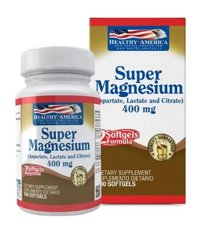 SUPER MAGNESIUM 400MG - HEALTHY AMERICA