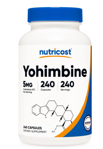 Yohimbina – Nutricost | Quema grasa, activa tu energía y mejora tu enfoque