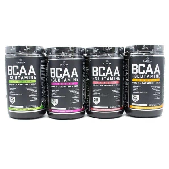 BCAA + GLUTAMINE 25 servicios SASCHA FITNESS