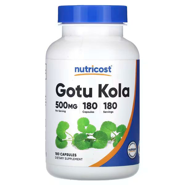 Gotu Kola Extract 500 mg – 180 Cápsulas