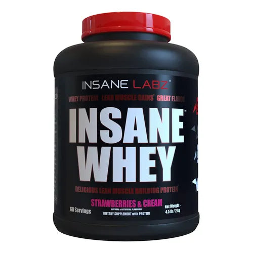 INSANE WHEY – Strawberries & Cream 🍓💪