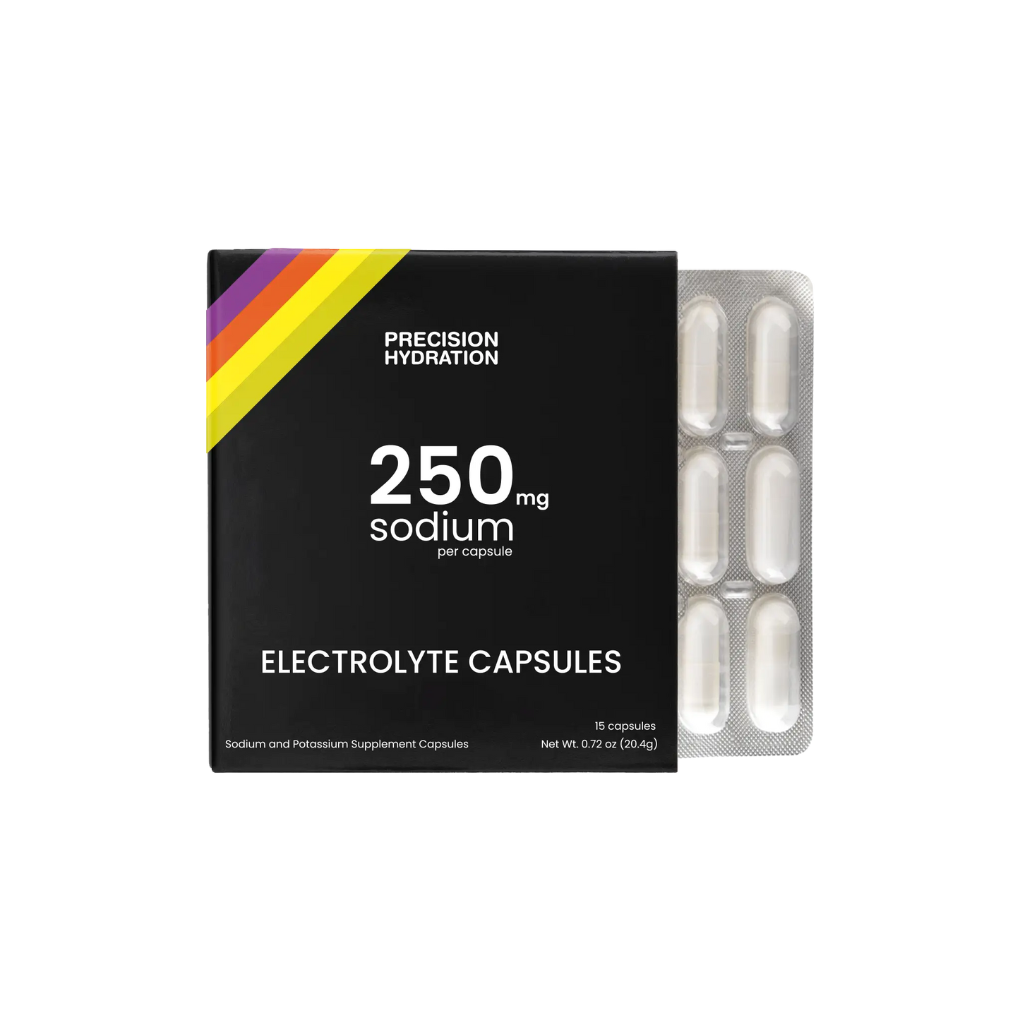 PRECISION HYDRATATION ELECTROLYTE CAPSULES 250 MG SODIUM