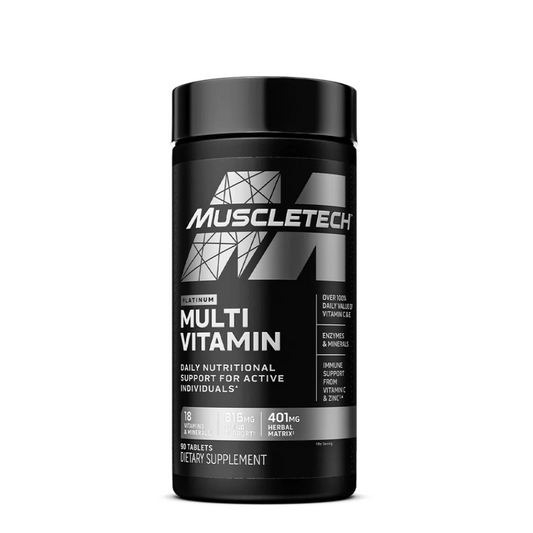 MUSCLETECH PLATINUM MULTIVITAMIN – Energía, defensa y rendimiento diario