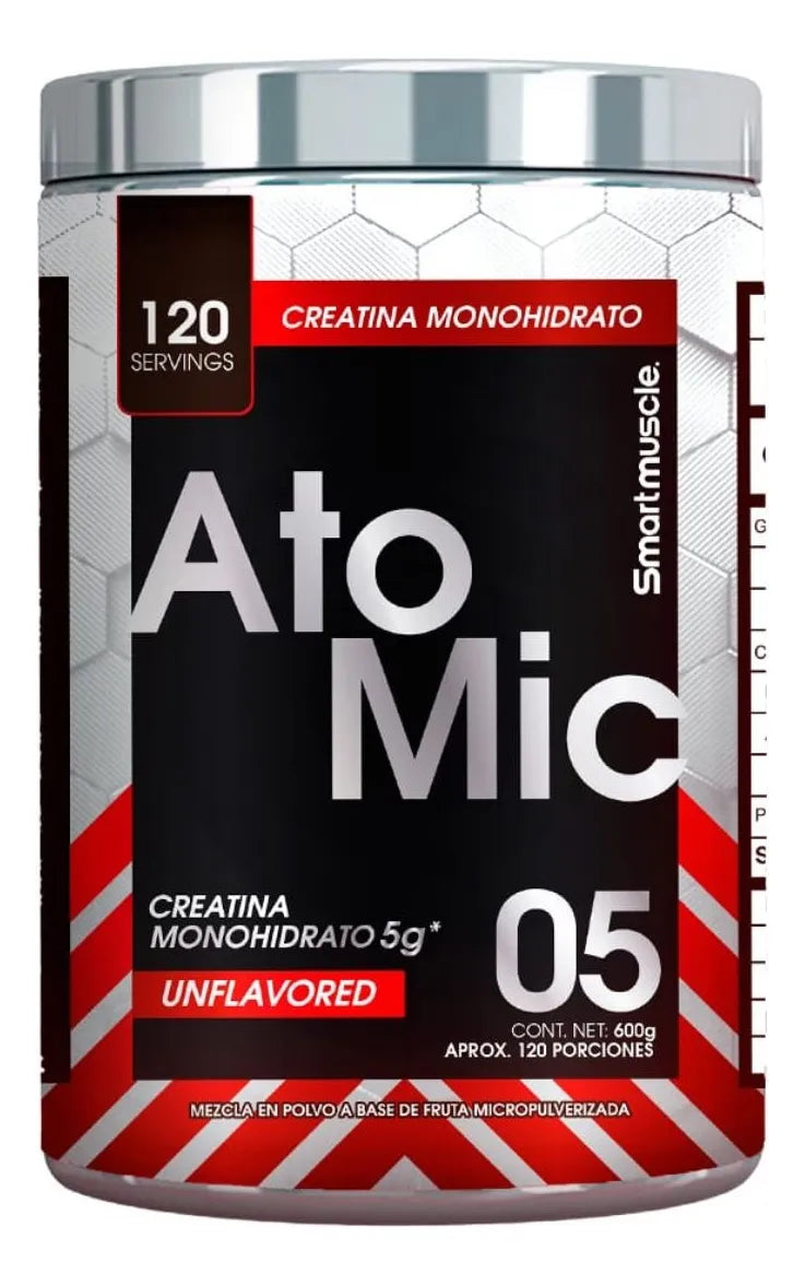 Atomic Creatina Monohidratada – 600 g (Unflavored)