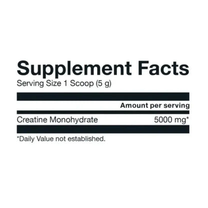 CREATINE MICRONIZED MONOHYDRATE 5000M MG BASIC