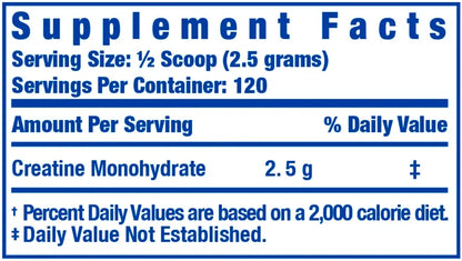 CREATINE UNFLAVORED POWDER  RONNIE COLEMAN