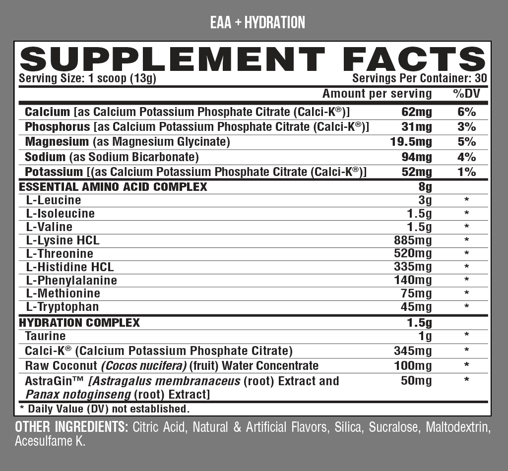 MuscleTech Platinum 100% EAA+ – Aminoácidos Esenciales + Electrolitos