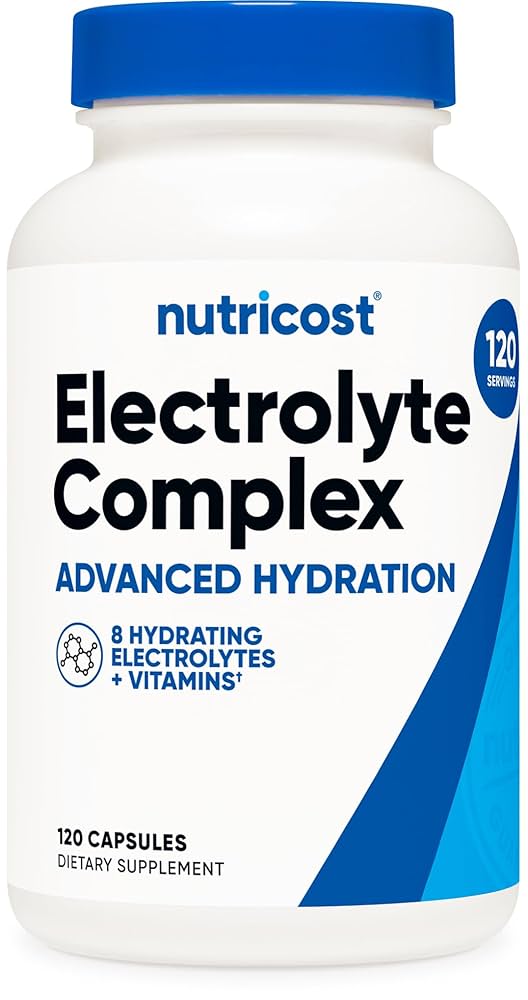 Nutricost Electrolyte Complex – Advanced Hydration (120 cápsulas)