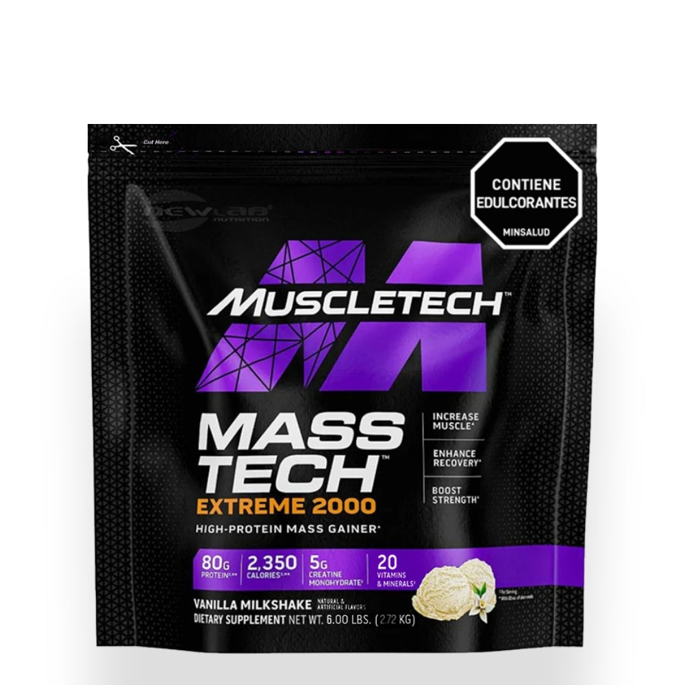 MASS TECH EXTREME 2000 – MuscleTech 💪 Aumento extremo de masa y fuerza