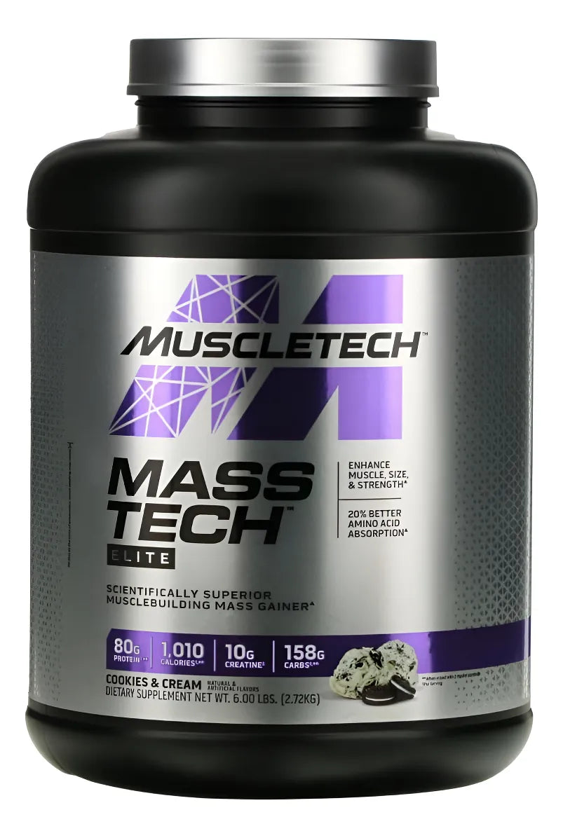MASS TECH ELITE – MuscleTech 🍪 Volumen, fuerza y rendimiento máximo