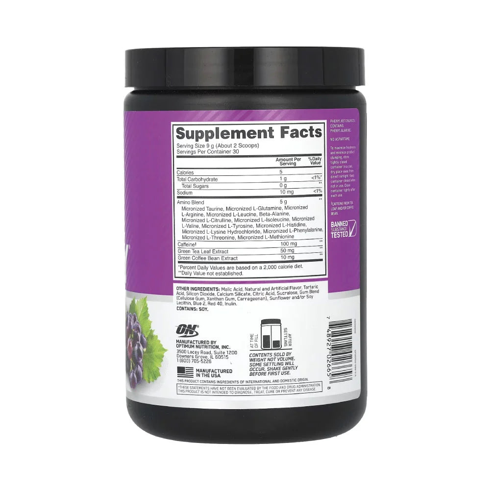 AMINO ENERGY HYDRATION - OPTIMUM NUTRITION