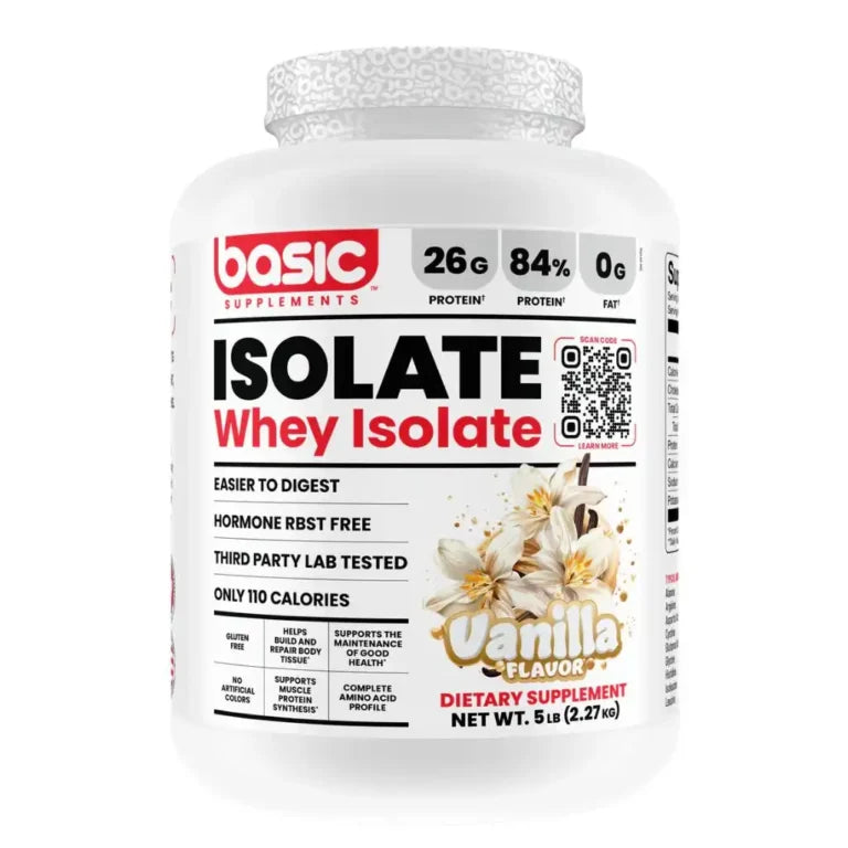 Whey Isolate – 5 lb (Vainilla)